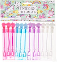 Duckiez bulles de savon licorne 12 pièces - jouet magique cadeau