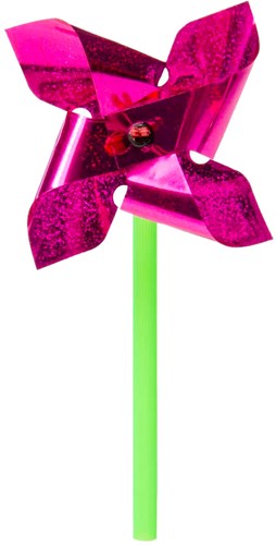 Moulin à vent jouet d'extérieur coloré lot de 2 pour enfants jardin-3