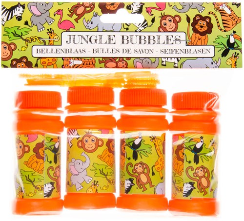 Duckiez bulles de savon animaux sauvages 60ml jouet plaisir jungle