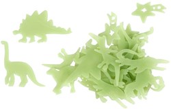Jouet dinosaure phosphorescent vert décoration en plastique