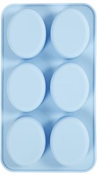 Creativ Company moules silicone ovales bleu clair 28x16x2,5 cm - loisirs créatifs