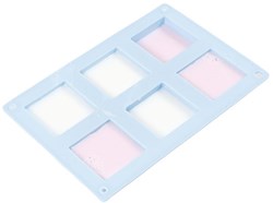Creativ Company moules silicone DIY pâtisserie bleu clair 21,5x14,5x2,5cm