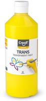 Creall peinture jaune transparente - 500ml peinture pour fenêtre enfants