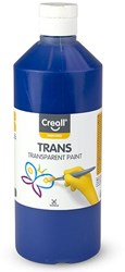 Creall peinture transparente bleue - 500ml peinture créative pour fenêtres