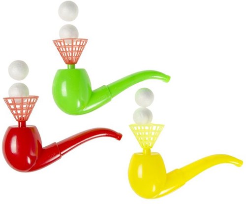 Balles flottantes jouet classique jeu de souffle plastique coloré-2