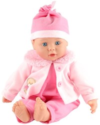 Poupée bébé douce poupée maison de poupée rose 40 cm jouet cadeau