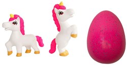Groei-Ei jouet licorne œuf magique XL rose licorne 50 cm
