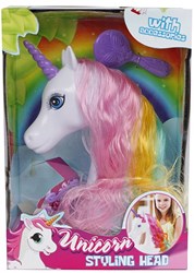 Tête à coiffer licorne 20cm avec accessoires jouet poupée
