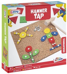 Creative Craft Group jeu de marteau jouet en bois 74 pièces pour enfants