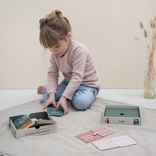 Trixie puzzle apprendre à compter animaux - puzzle éducatif en carton-2