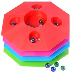 Pot à billes grand jeu de billes multicolore jouet en carton