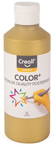 Creall peinture gouache or 250 ml - peinture acrylique premium enfants