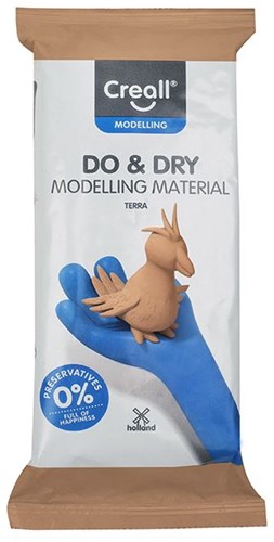 Creall pâte à modeler autodurcissante 500g terracotta - argile séchage à l'air