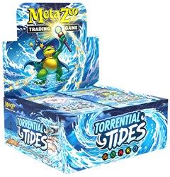 Asmodee MetaZoo jeu de cartes à collectionner Torrential Tides Booster Box cartes d'eau