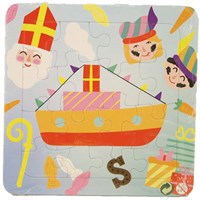 Puzzle Sinterklaas carton 16 pièces jouet éducatif multicolore-3