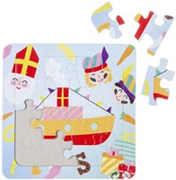 Puzzle Sinterklaas carton 16 pièces jouet éducatif multicolore-2