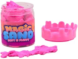 Johntoy sable à modeler fluffy sable 450 grammes jouet créatif multi couleurs
