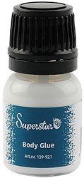 Body glue colle pour la peau 9ml pour tatouages paillettes et maquillage - multicolore