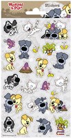 Totum planche de stickers Woezel & Pip - autocollants enfants - multicolore-2