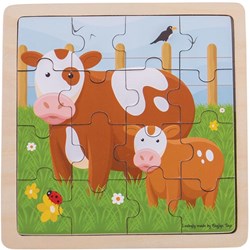 Bigjigs Casse-tête Vache et Veau