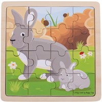 Bigjigs Casse-tête Lapin et Chaton