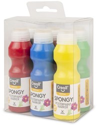 Creall Peinture Plakkaat Spongieuse Stylo Set Primaire 6x70ml