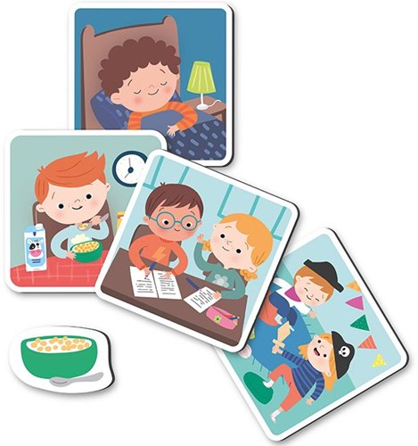 APLI Kids jeu magnétique apprendre l'heure jouet éducatif horloge-3