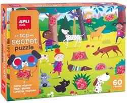 APLI Kids APLI - Puzzle Top Secret Dogs (60 pièces)