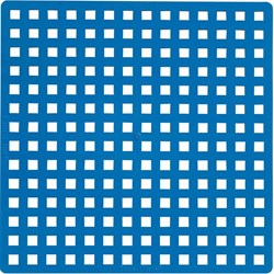 Plus-Plus plaque de construction bleue - plaque de base 12 pièces