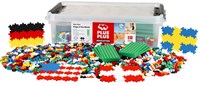 Plus-Plus jouet éducatif drapeaux du monde multicolore pour enfants