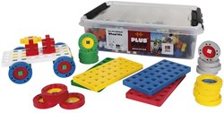 Plus-Plus jouet de construction BIG mélange de roues - set de blocs colorés