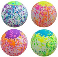 Balle de jeu Splashpaint 23cm colorée gonflable pour s'amuser dehors