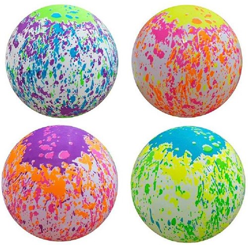Balle de jeu Splashpaint 23cm colorée gonflable pour s'amuser dehors
