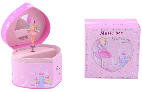Boîte à bijoux avec ballerine musicale 27431-2