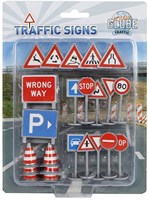 Set de 25 panneaux de signalisation jouet plastique éducatif Kids Globe