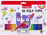 Bruynzeel feutres set - 50 feutres de couleur pour enfants-2