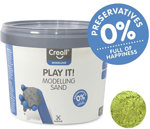 Creall Sable de modelage (Sable cinétique) 750gr Jaune-2