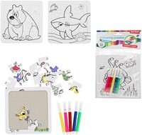 Puzzle pour enfants puzzle à colorier jouet créatif puzzles avec feutres