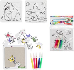 Puzzle pour enfants puzzle à colorier jouet créatif puzzles avec feutres