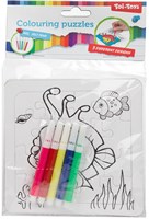 Puzzle pour enfants puzzle à colorier jouet créatif puzzles avec feutres-2