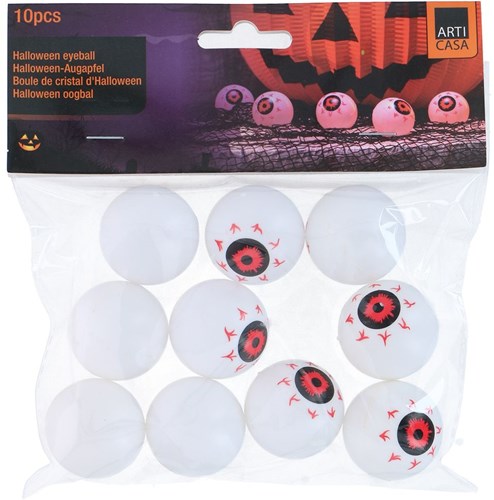Set de boules d'yeux Halloween - jouet effrayant décoration 10 pièces-2