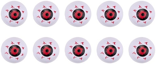 Set de boules d'yeux Halloween - jouet effrayant décoration 10 pièces