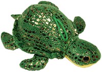 Peluche animaux marins à paillettes jouet multicolore 8-10 cm-2