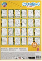 Kleuren op Nummer livre de coloriage A4 avec 24 motifs et 6 feutres pour enfants