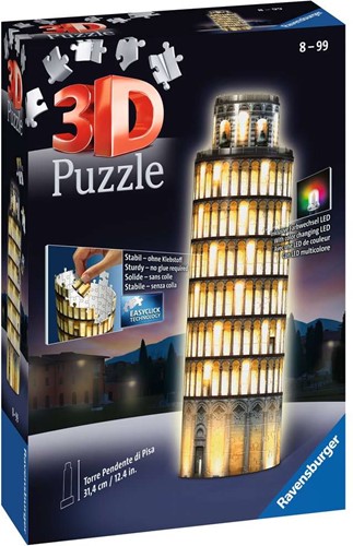 Ravensburger 3D puzzle La Tour de Pise - Night Edition 216p