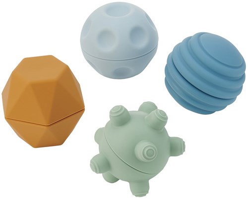 TickiT balles sensorielles SiliSoft - lot de 4 - jouet éducatif-2