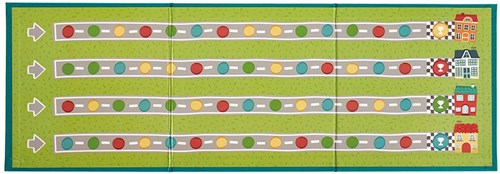 APLI Kids jeu de société de course avec voitures en bois - jeu éducatif-2