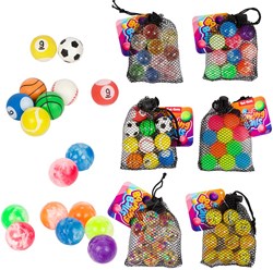 Set de balles rebondissantes jouet - 10 pièces balles en caoutchouc colorées