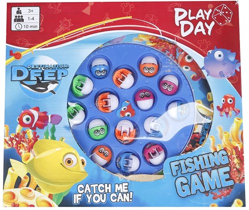 Jeu de pêche jeu d'adresse avec 15 poissons et son pour enfants-2