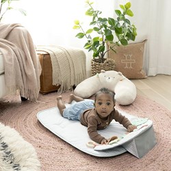 Ingenuity tapis d'éveil Cozy Prop 4-en-1 siège et tapis d'activités multicolore